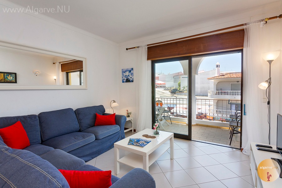 Appartement met balkon en airco in Praia do Carvoeiro